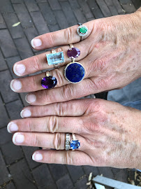 Customer with custom jewelry